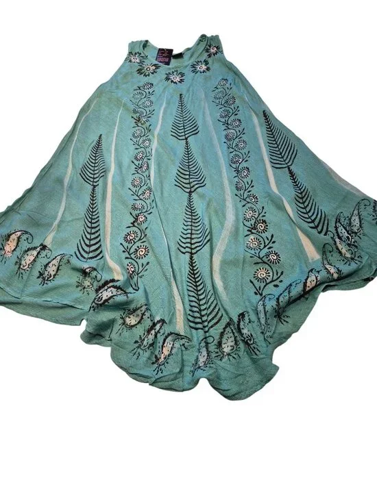 Sleeveless Boho Summer Dress | Floral Print & Flowy Hemline Free Size/One Size - Picture 5 of 16